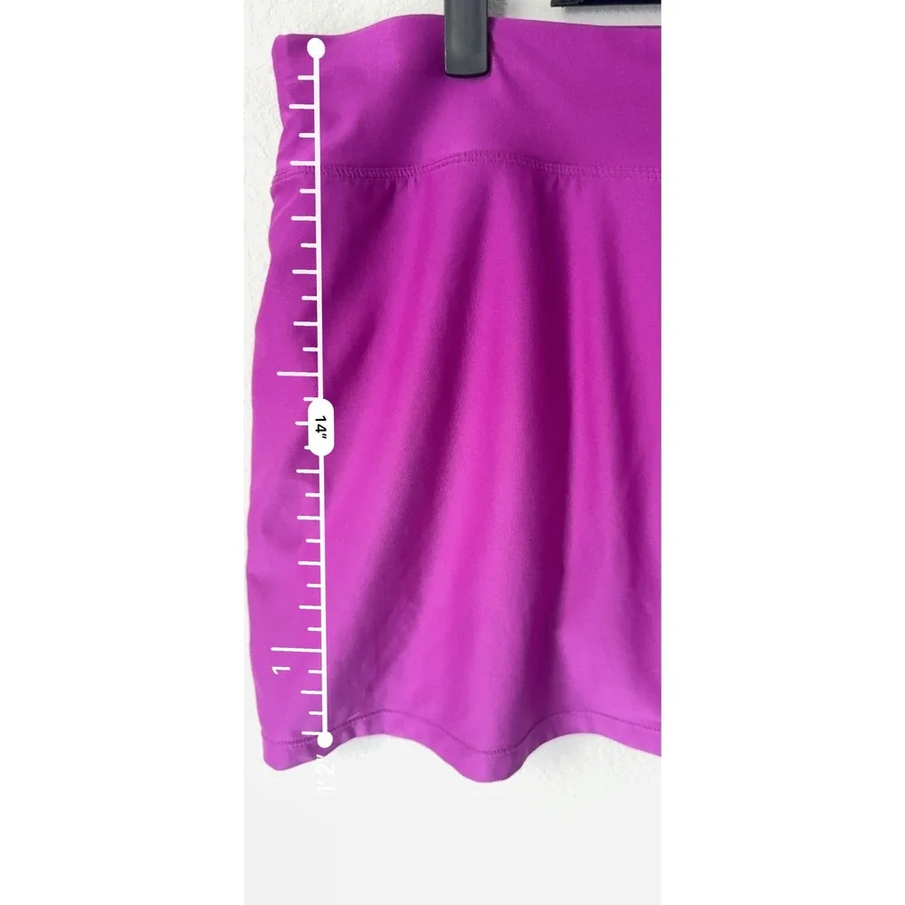 Nike Dri-FIT Tennis Skort Magenta Purple Athletic Skirt Large RN56323